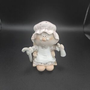 Ceramic Figurine of a Woman Old Lady Bumpkins